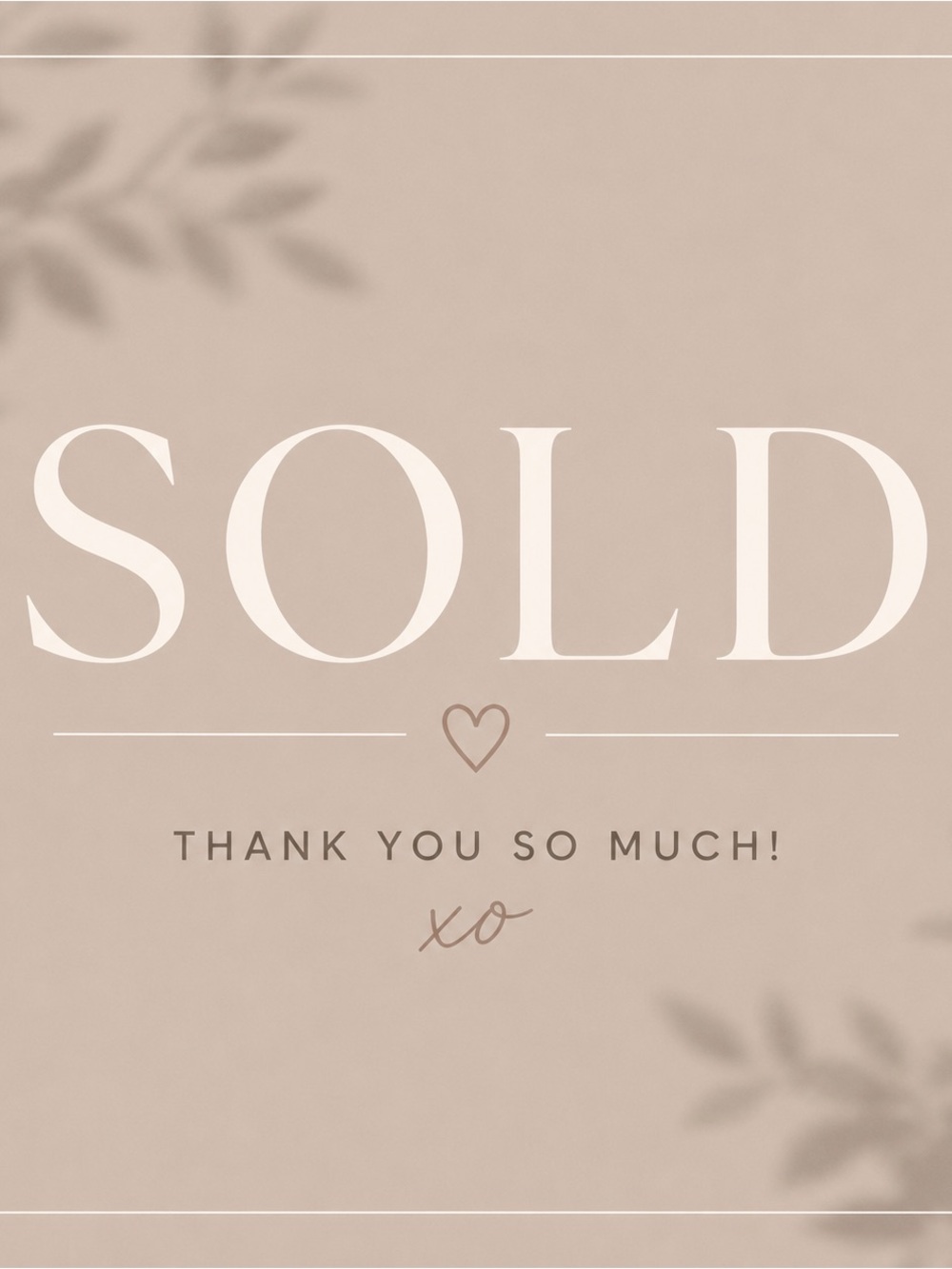 SOLD